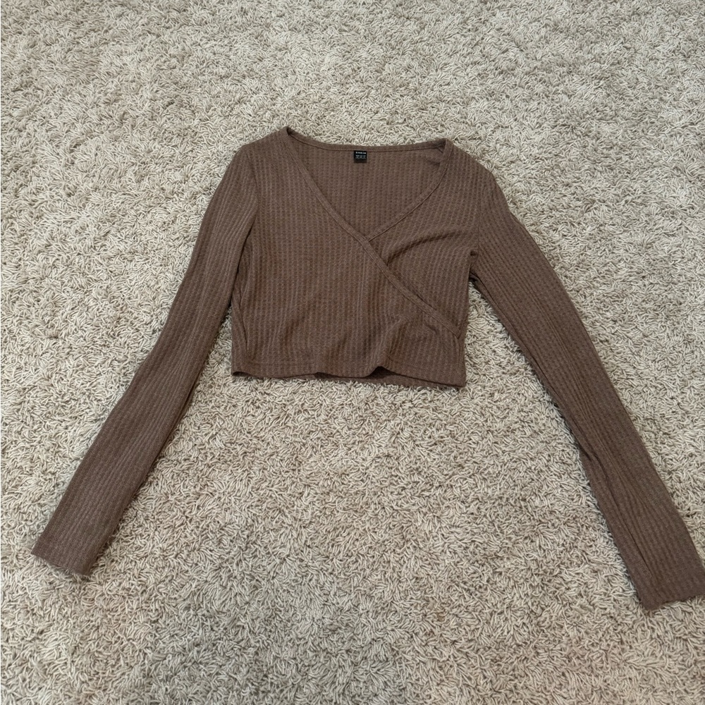 SHEIN long sleeve crossover